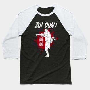 Zui Quan Martial Arts Training Drunken Boxing Outfit Baseball T-Shirt